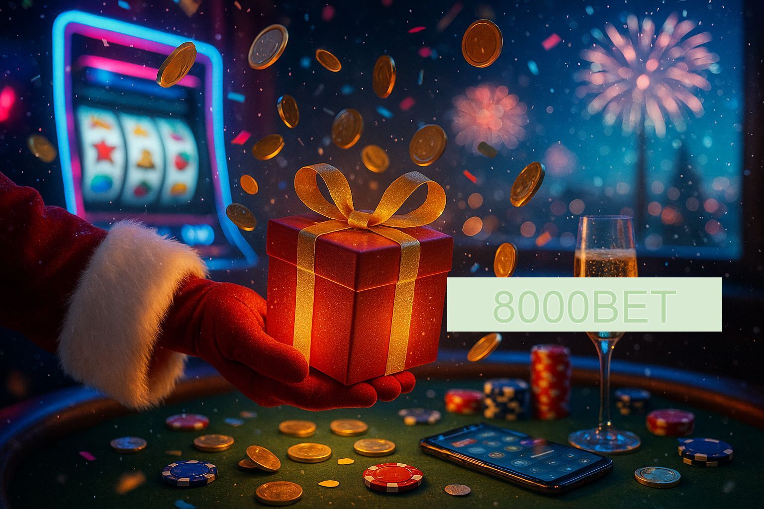 Promoções de Ano Novo no 8000BET